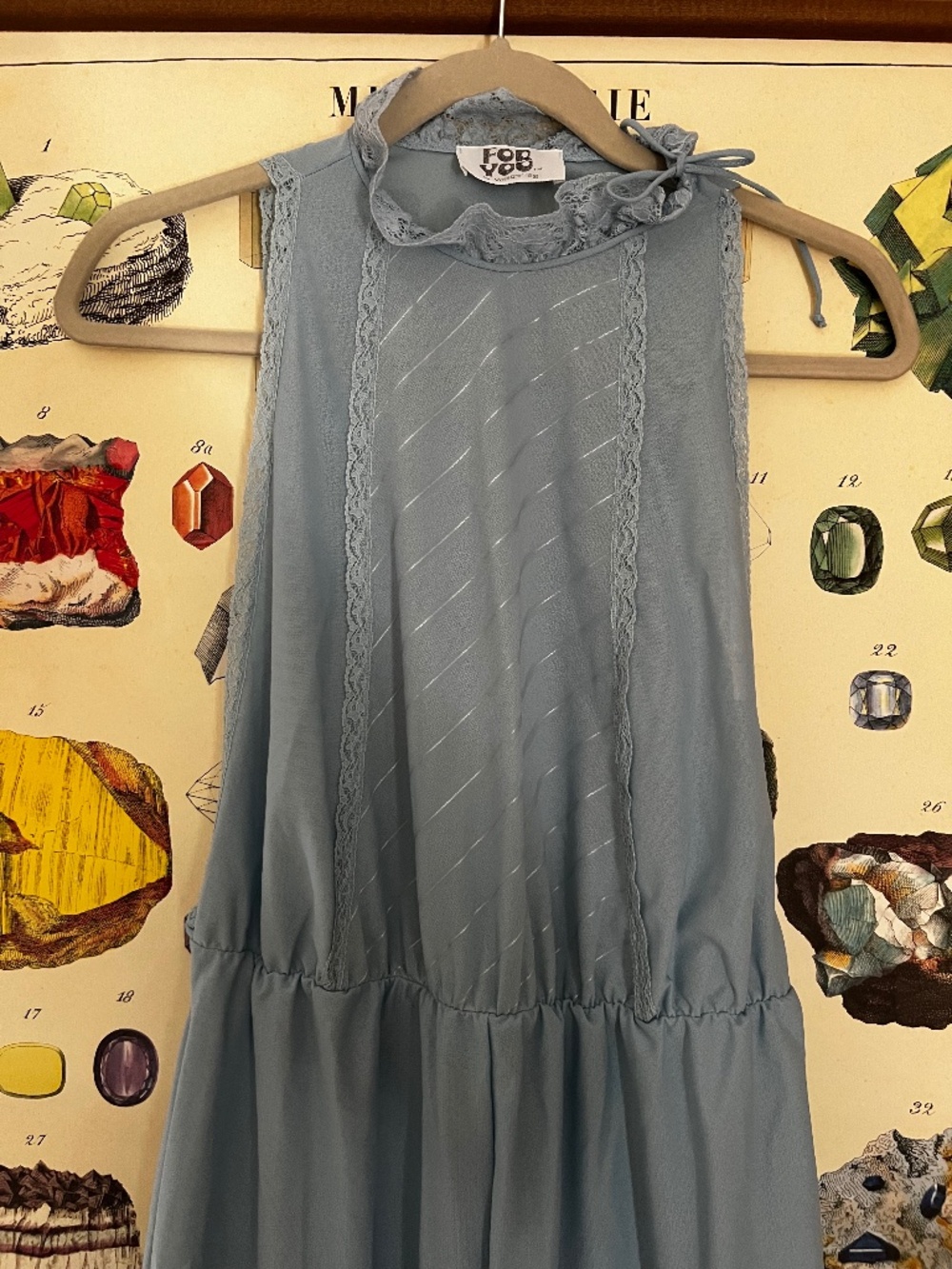 Baby blue vintage jumpsuit